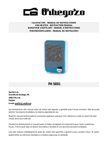 Manual Orbegozo FH 5001 Aquecedor