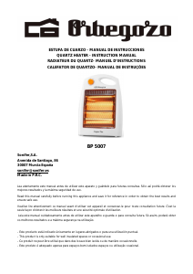 Manual Orbegozo BP 5007 Aquecedor