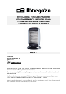 Manual Orbegozo BP 5005 A Aquecedor