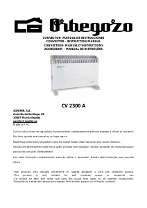Manual de uso Orbegozo CV 2300 A Calefactor