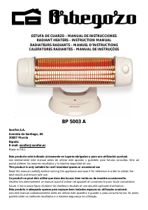 Manual de uso Orbegozo BP 5003 A Calefactor