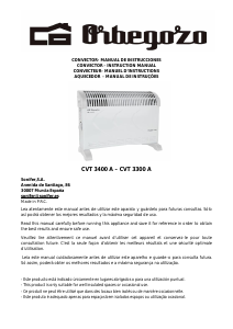 Manual de uso Orbegozo CVT 3400 A Calefactor