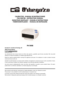 Manual Orbegozo FH 5008 Aquecedor