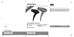 Manual SilverCrest SHTD 2200 A1 Hair Dryer