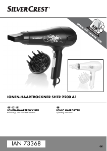 Manual SilverCrest IAN 73368 Hair Dryer