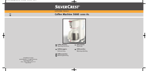 Bedienungsanleitung SilverCrest IAN 67145 Kaffeemaschine