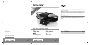 Manual SilverCrest IAN 75440 Waffle Maker