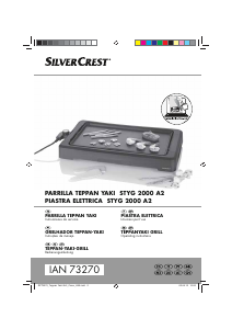 Manuale SilverCrest STYG 2000 A2 Griglia da tavolo