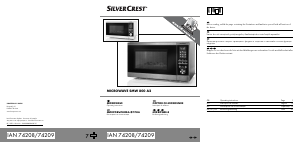 Manual SilverCrest IAN 74208 Cuptor cu microunde