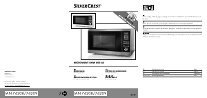 Manual SilverCrest IAN 74208 Microwave