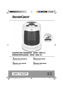 Manual SilverCrest SKHD 1800 A1 Heater