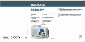 Manual SilverCrest SWE 100 A1 Radio