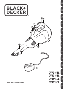 Εγχειρίδιο Black and Decker DV7215EL Dustbuster Ηλεκτρική σκούπα χειρός