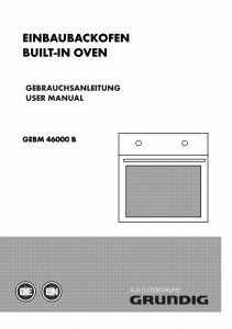 Manual Grundig GEBM 46000 B Oven