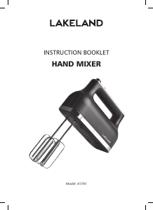 Handleiding Lakeland 61781 Handmixer