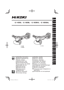 Instrukcja Hikoki G 14DBL Szlifierka kątowa