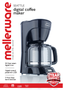 Manual Mellerware 29801 Seattle Coffee Machine