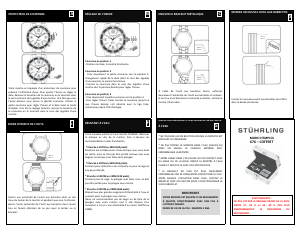 Mode d’emploi Stührling 676 Aquadiver Montre