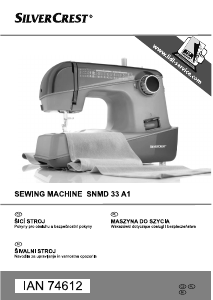 Instrukcja SilverCrest SNMD 33 A1 Maszyna do szycia