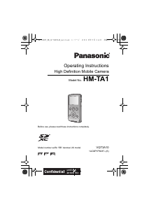 Handleiding Panasonic HM-TA1EB Digitale camera