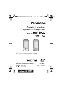 Handleiding Panasonic HM-TA20GN Digitale camera