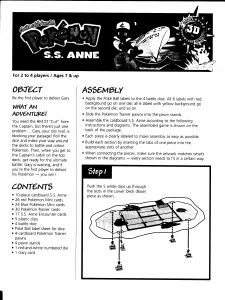 Handleiding MB Pokémon S.S. Anne
