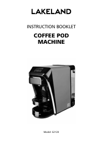 Manual Lakeland 62120 Coffee Machine