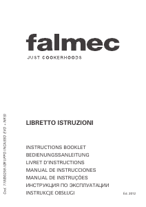 Manual de uso Falmec Gruppo Incasso Campana extractora
