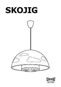 Manuale IKEA SKOJIG (ceiling) Lampada