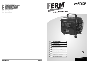 Manuál FERM PGM1001 Generátor