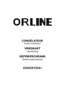 Mode d’emploi Orline OGN391IXA+ Congélateur