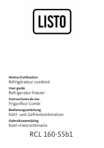 Bedienungsanleitung Listo RCL 160-55b1 Kühl-gefrierkombination