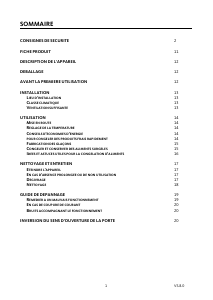 Mode d’emploi Listo CTL 71b Congélateur