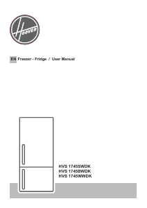 Manual Hoover HVS 1745SWDK Fridge-Freezer