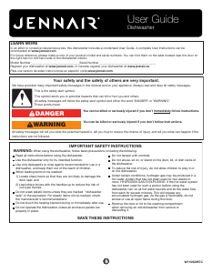 Manual Jenn-Air JDTSS244GL Dishwasher