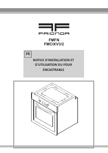 Mode d’emploi Frionor FMCIXV3/2 Four
