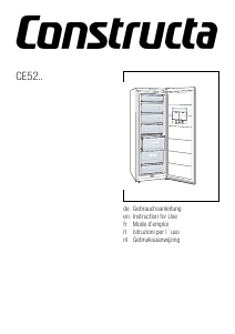 Handleiding Constructa CE529EW30 Vriezer