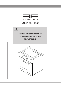 Mode d’emploi Frionor AE01NOFRI/2 Four