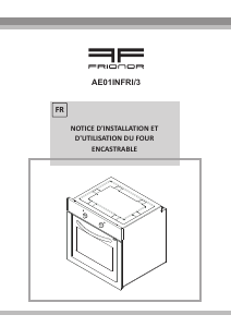 Mode d’emploi Frionor AE01INFRI/3 Four