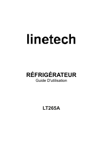Mode d’emploi Linetech LT265A Réfrigérateur