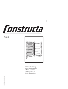 Mode d’emploi Constructa CE61243 Congélateur