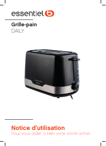 Mode d’emploi Essentiel B GPE 2s Daily Grille pain