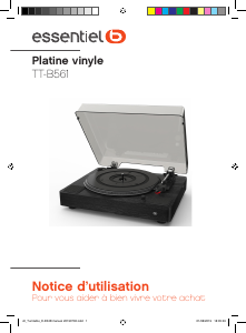 Mode d’emploi Essentiel B TT-B561 Platine