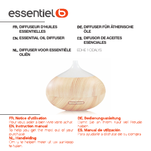 Bruksanvisning Essentiel B EDHE 1 Odalys Aromspridare