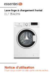 Mode d’emploi Essentiel B ELF 814 b1mi Lave-linge