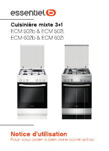 Mode d’emploi Essentiel B ECM 502i Cuisinière