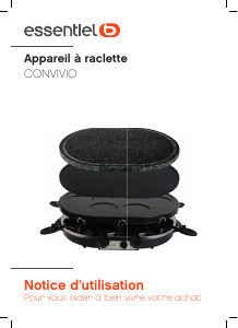 Mode d’emploi Essentiel B ERG 3 Convivio Gril raclette