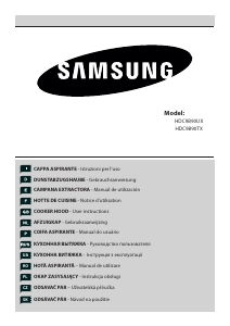 Manual Samsung HDC9B90UX Exaustor