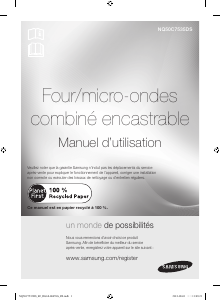 Mode d’emploi Samsung NQ50C7535DS/EF Four