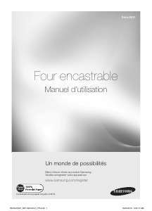 Mode d’emploi Samsung BQ1D4W213/XEF Four